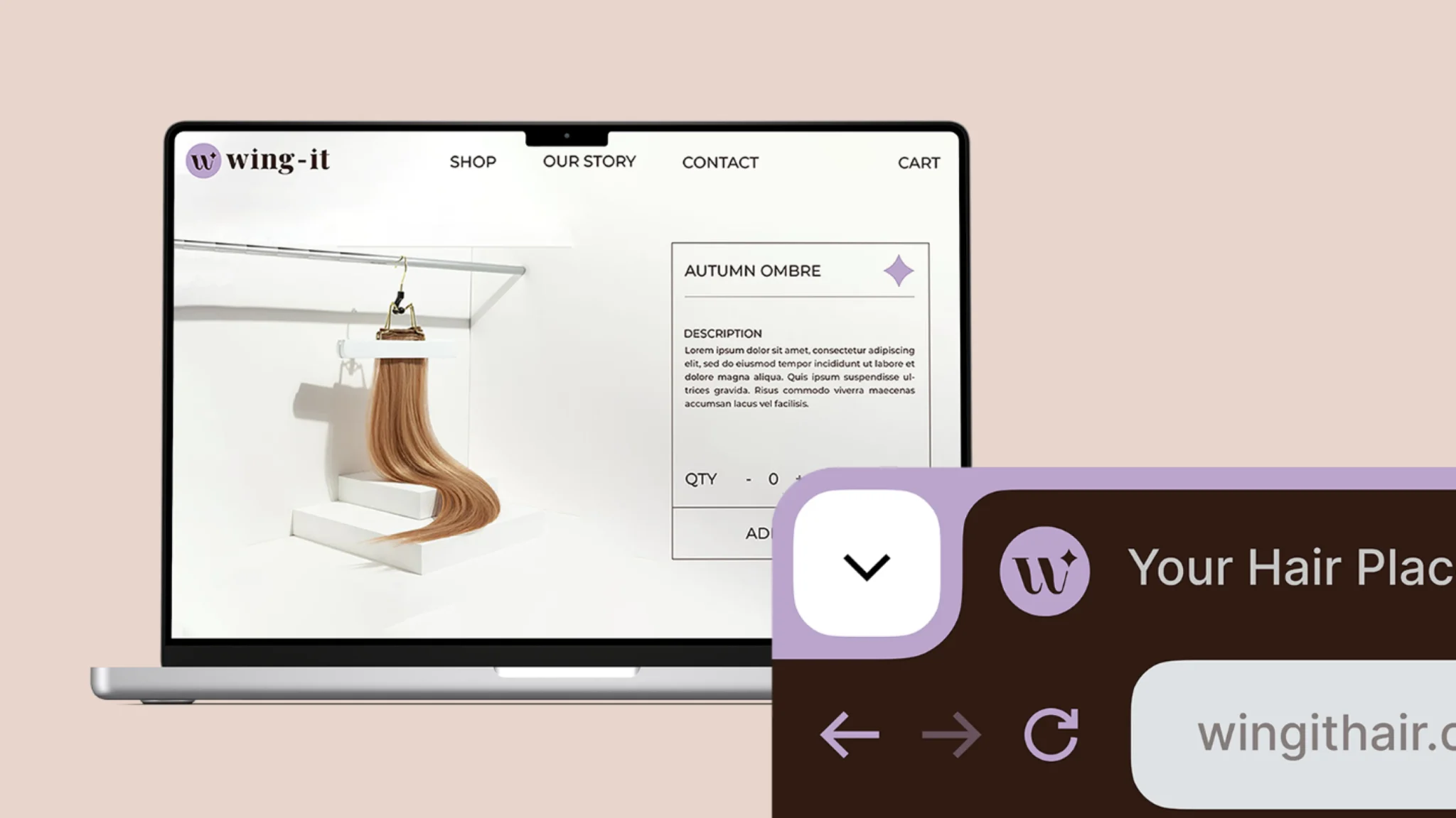 Beauty brand identity design – Visual identity system for Wing It by FRWD Branding