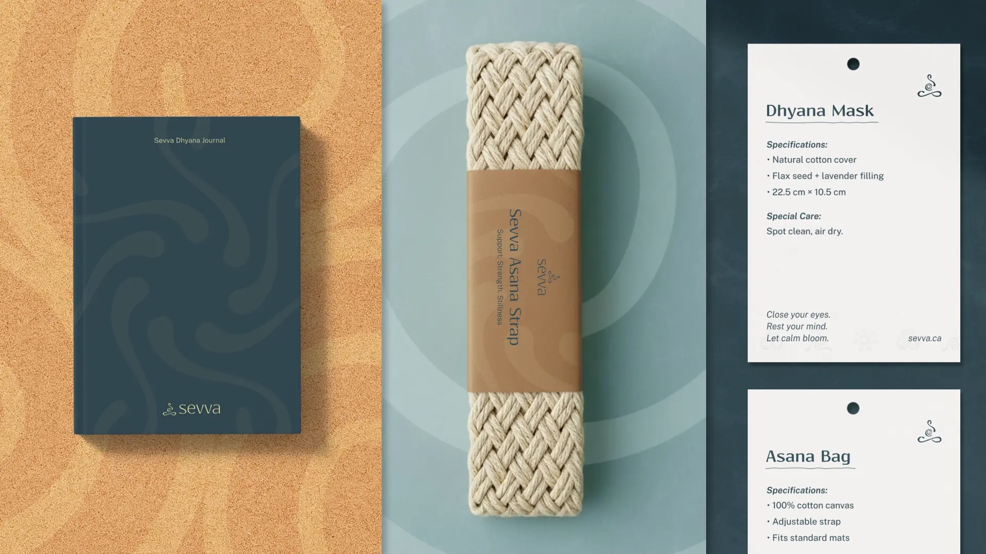 Sevva wellness brand identity